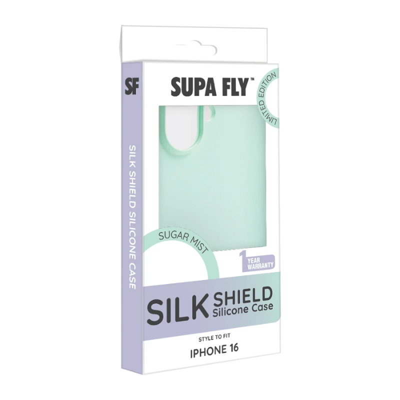 Supa Fly Silk Shield Case Apple iPhone 16 - Sage Breeze - Sage Breeze