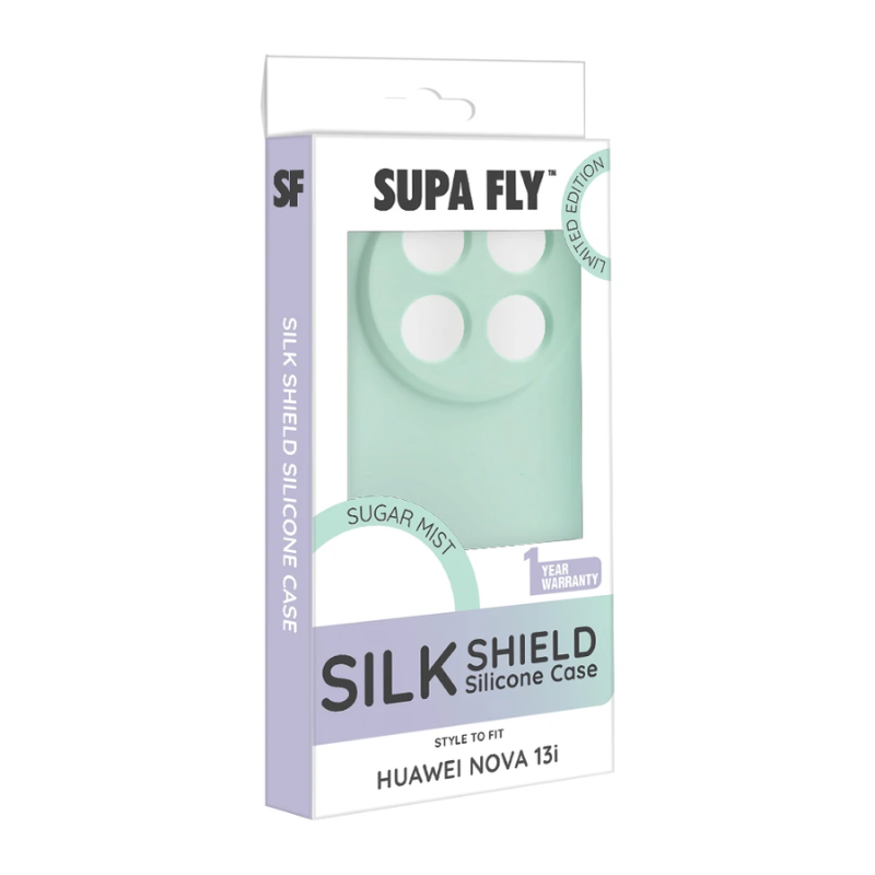 Supa Fly Silk Shield Case Huawei Nova 13i Case - Sage Breeze - Sage Breeze