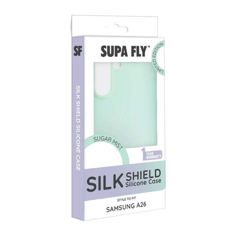 Supa Fly Silk Shield Case Samsung Galaxy A26 -Sage Breeze - Sage Breeze