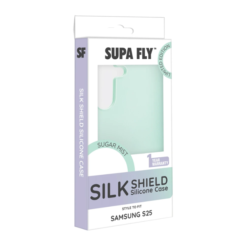 Supa Fly Silk Shield Case Samsung Galaxy S25 - Sage Breeze - Sage Breeze