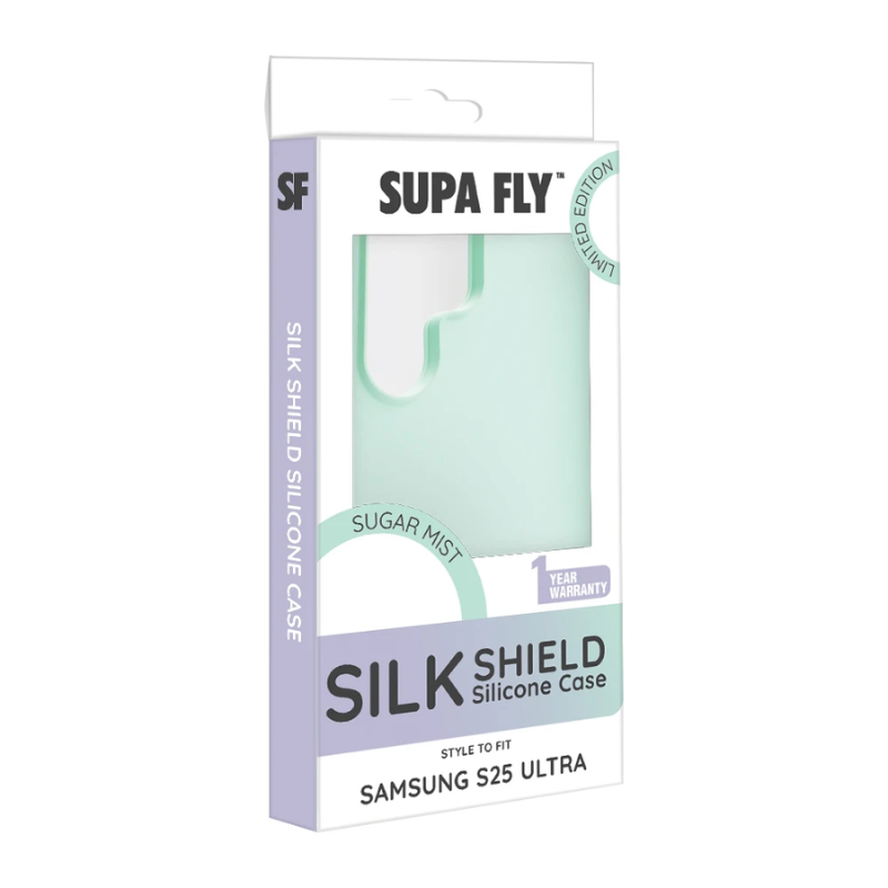 Supa Fly Silk Shield Case Samsung Galaxy S25 Ultra - Sage Breeze - Sage Breeze