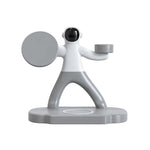 Supa Fly Spaceman 3-in-1 Magnetic Charger - Grey - Grey