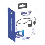 Supa Fly Sport Air Conduction Headset - Black/Green - Black / Green