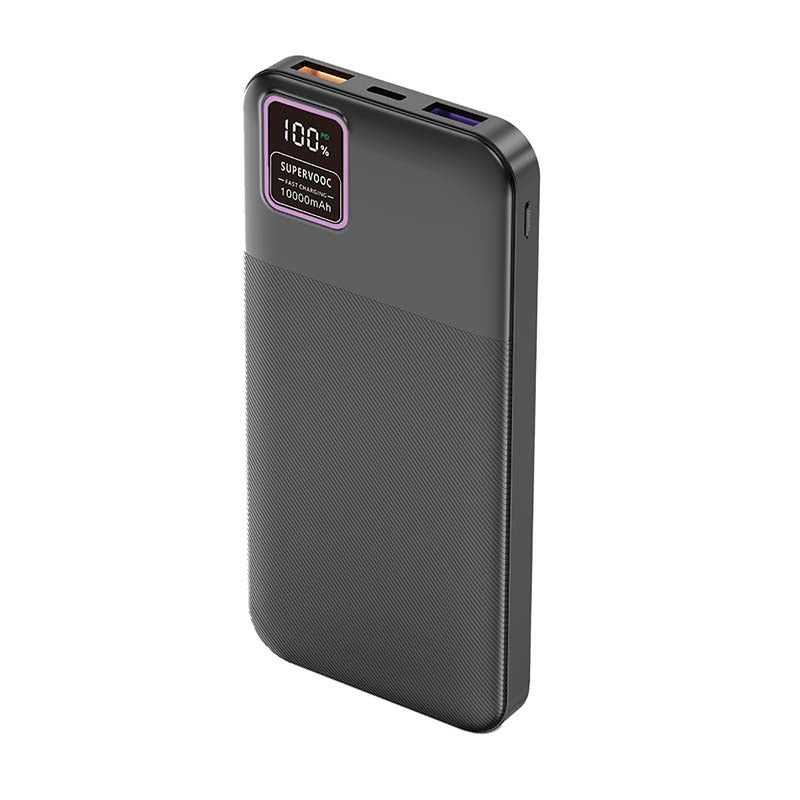 Supa Fly Super Vooc & PD 10 000mAh Power Bank - Black - Black