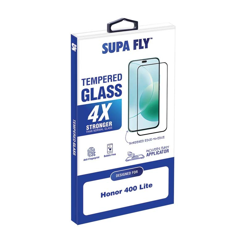 Supa Fly Tempered Glass Screen Protector Honor 400 Lite - Clear