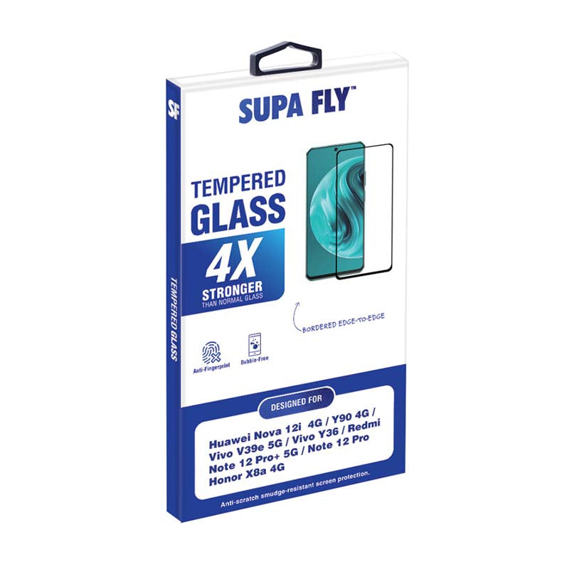 Supa Fly Tempered Glass Screen Protector Huawei Nova 12i - Clear
