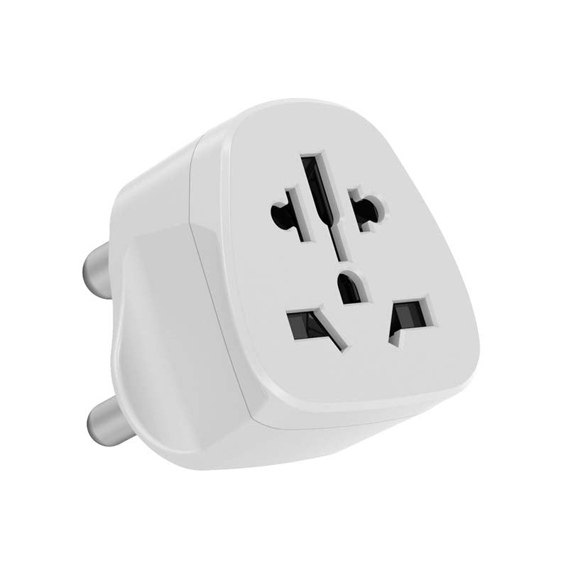 Supa Fly Travel Adapter 3 PIN SA Plug - White - White