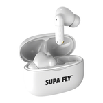 Supa Fly True Wireless Earbuds - White - White