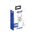 Supa Fly TWS Earbuds LCD Display - White - White