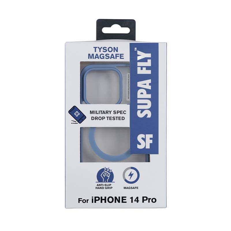 Supa Fly Tyson MagSafe Case iPhone 14 - Blue Blush