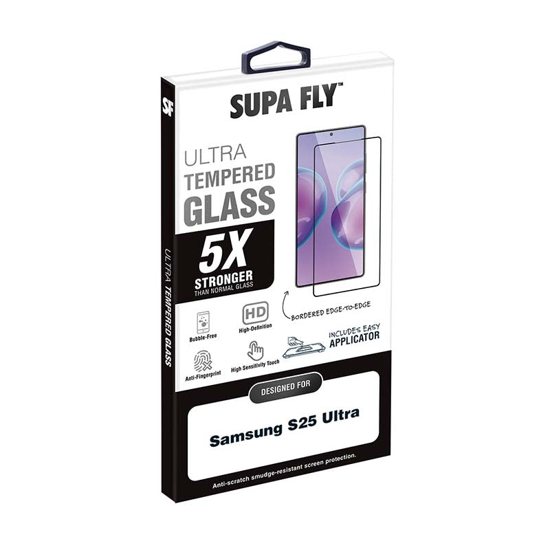 Supa Fly Ultra Tempered Glass Screen Protector for Samsung Galaxy S25 Ultra - Clear