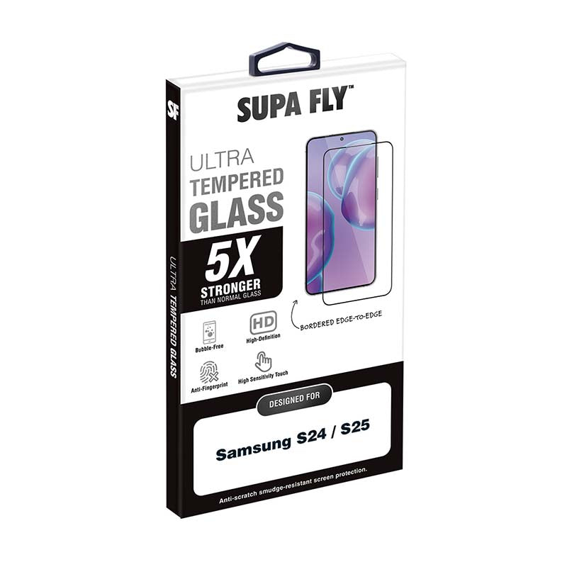 Supa Fly Ultra Tempered Glass Screen Protector for Samsung Galaxy S25 - Clear