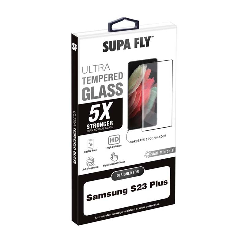 Supa Fly Ultra Tempered Glass Screen Protector Samsung Galaxy S23 Plus - Clear