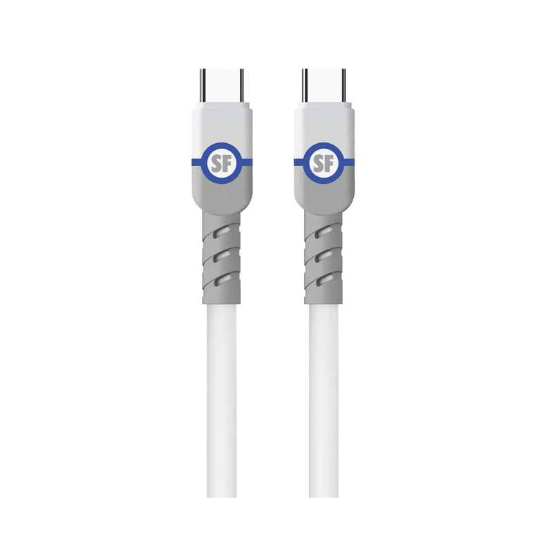 Supa Fly USB C to USB C Cable - White - White