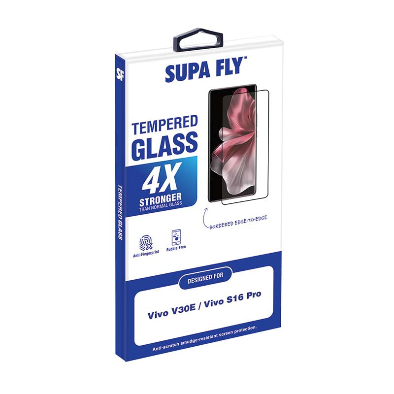 Supa Fly Vivo V30e Tempered Glass Screen Protector - Clear