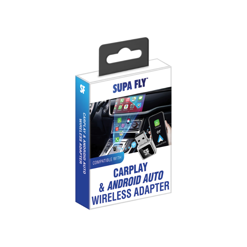 Supa Fly Wireless Car Adapter for iOS + Android - Black