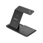 Supa Fly Wireless Charging Station 3-in-1 - Black - Black