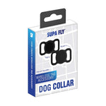 Supa Fly Wireless Tag Cover for Dog Collar Black - Black