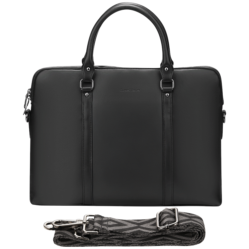Supanova Azura Ladies 15.6’’ Laptop Tote Bag - Black - Black - Bags