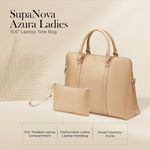 Supanova Azura Ladies 15.6’’ Laptop Tote Bag - Taupe - Taupe - Bags