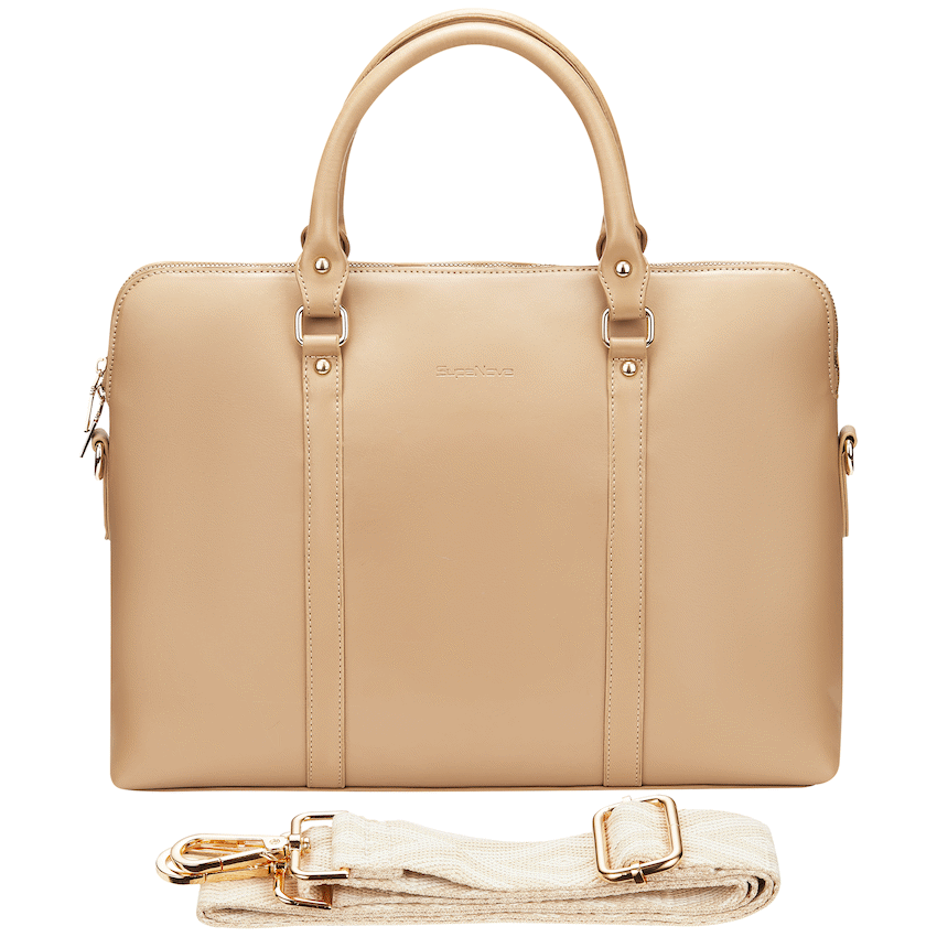 Supanova Azura Ladies 15.6’’ Laptop Tote Bag - Taupe - Taupe - Bags