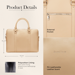 Supanova Azura Ladies 15.6’’ Laptop Tote Bag - Taupe - Taupe - Bags