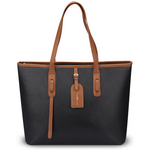 Supanova Elara Ladies 15.6’’ Laptop Tote Bag - Black - Black - Bags
