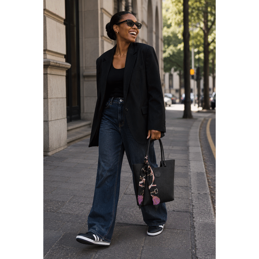 Supanova Juliette Ladies Handbag - Black - Black - Bags