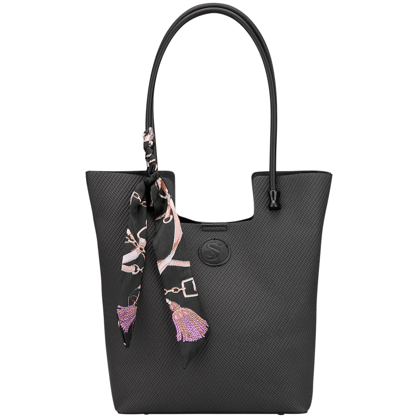 Supanova Juliette Ladies Handbag - Black - Black - Bags