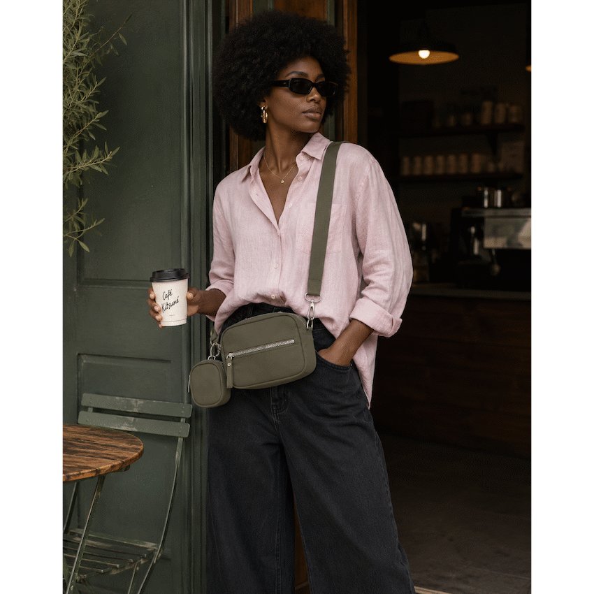Supanova Robin Crossbody Handbag - Olive - Olive - Bags