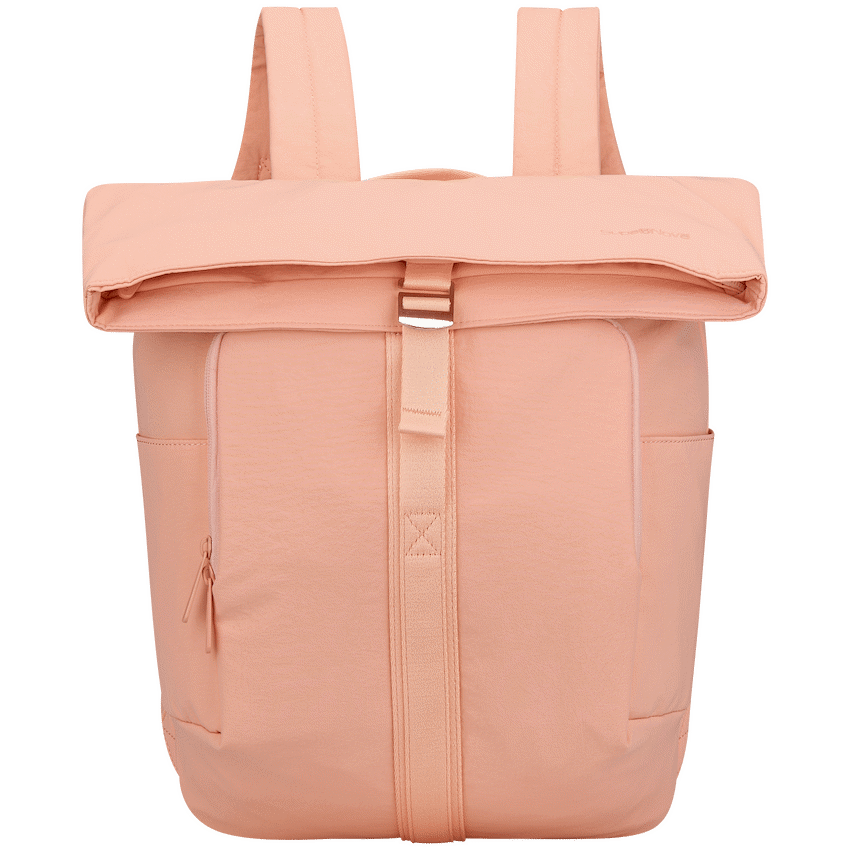 Supanova Rolltop 15.6’’ Laptop Backpack Peach - Luggage