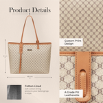 Supanova Zafira 15.6’’ Laptop Tote Bag - Brown - Brown - Bags