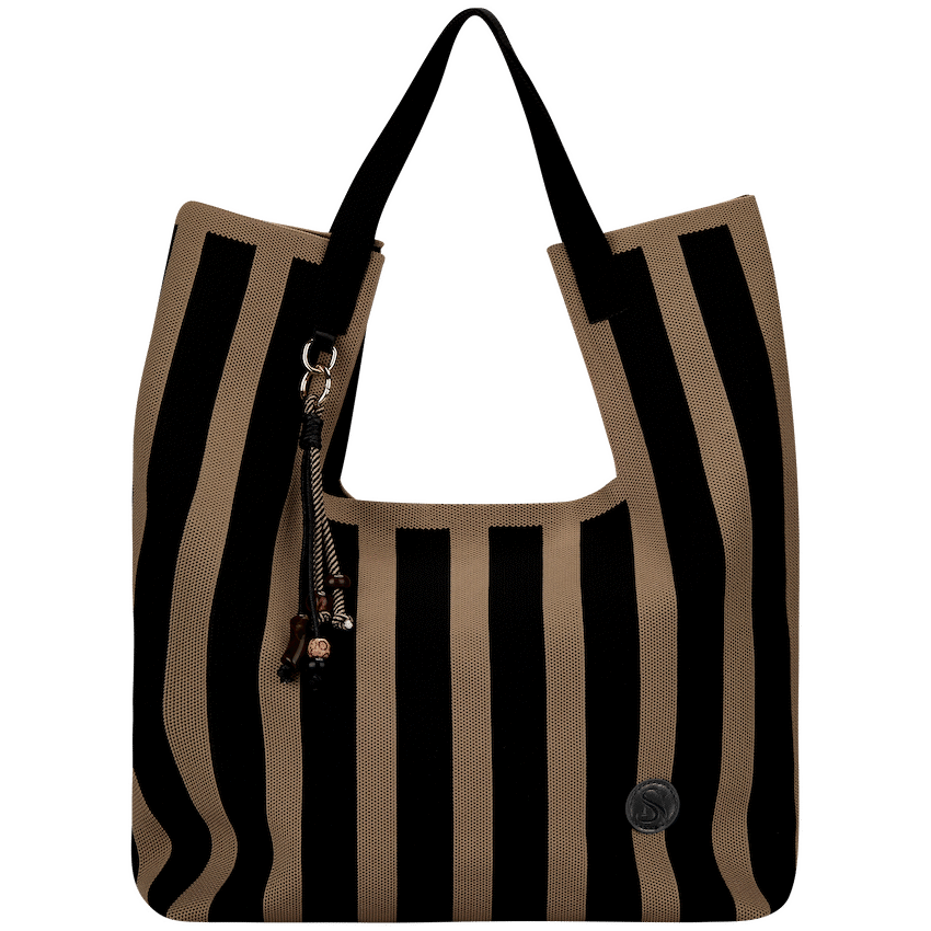 SupaNova Zara Knit Tote Bag - Black - Black - Bags