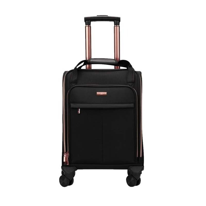SupaNova Zoe 15.6 Inch Laptop Buisness Trolley Bag - Black - Black