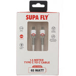 Superfly 1.5m 65W USB Type C Cable – White - White