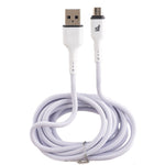 Superfly 2.4A Micro Usb 2M Cable - White - White