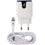 Superfly 3.4A Dual Type C Wall Charger - White - White