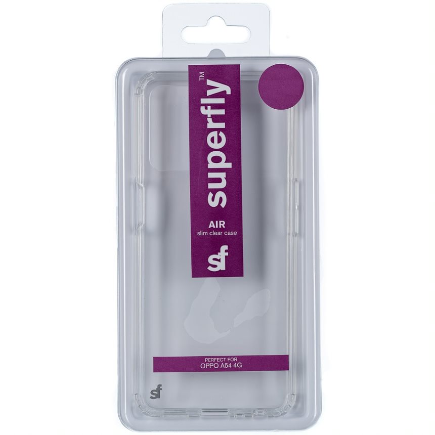 Superfly Air Slim Case for OPPO A54 - Clear - Clear