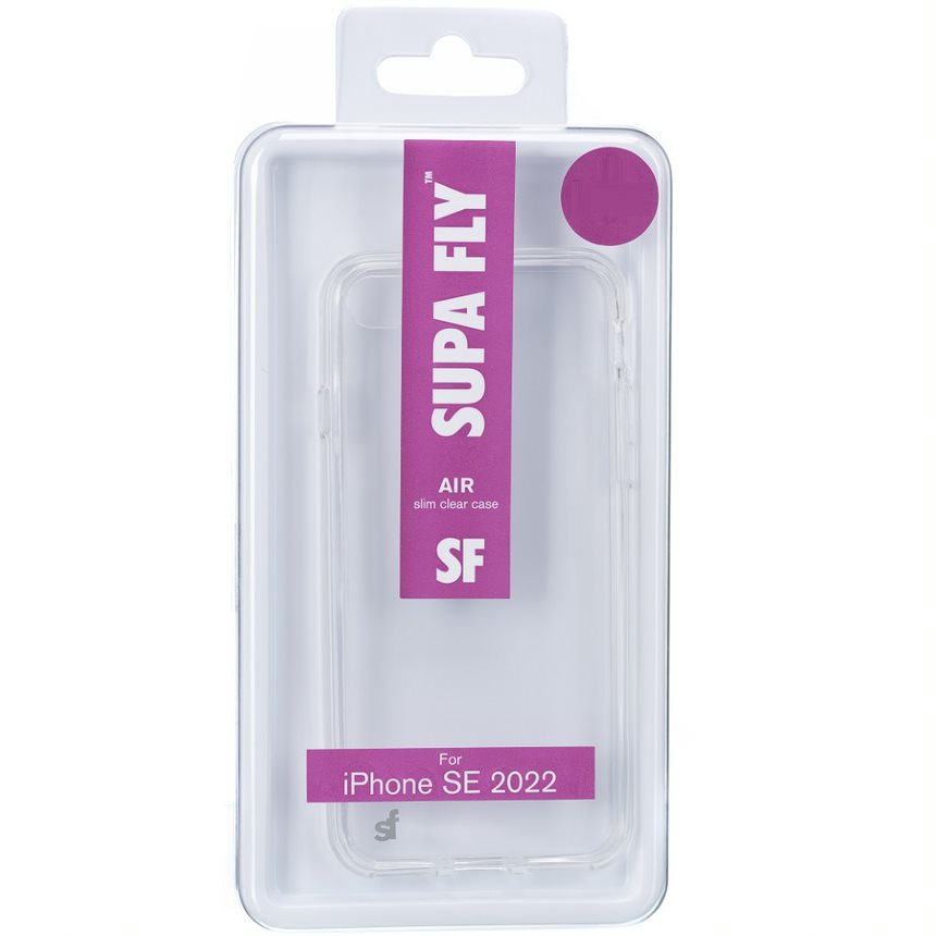 Superfly Air Slim Case iPhone SE 2022 - Clear - Clear