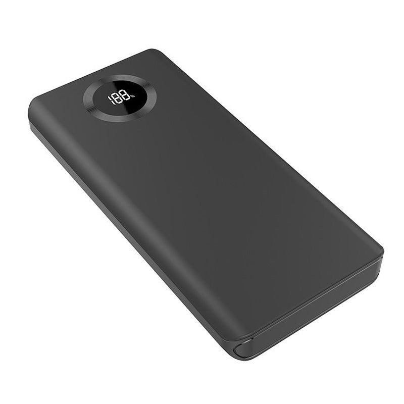 Superfly Power Bank 12 000mAh PD with LCD - Black - Black