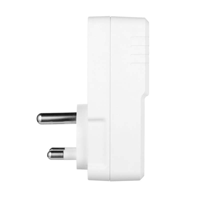 Switched 1 Way TV Surge Adaptor with SANS 164-2 - White