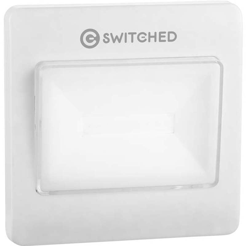 Switched 120 Lumen LED Light Switch - White