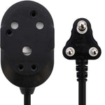Switched 20m BTB Extension Cable/Cord/Lead Multiplug Heavy Duty - Black