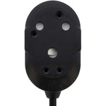 Switched 20m BTB Extension Cable/Cord/Lead Multiplug Light Duty - Black
