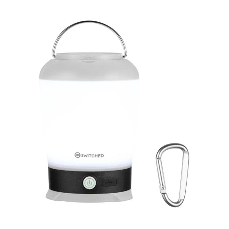 Switched 2x Stella Rechargeable Camping Lantern - White - Lighting