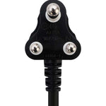 Switched 3m SBS Extension Cable/Cord/Lead Multiplug Heavy Duty - Black