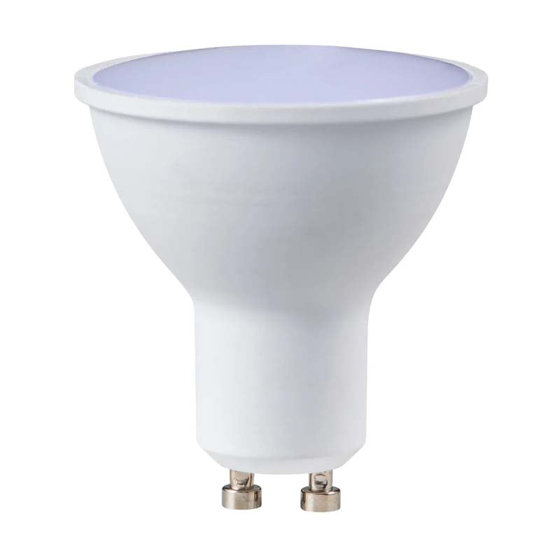 Switched 3W GU10 Rechargeable LED Light Bulb - Cool White - White