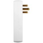 Switched 4-Way Medium Surge Adaptor with Schuko - White - White - Electrical