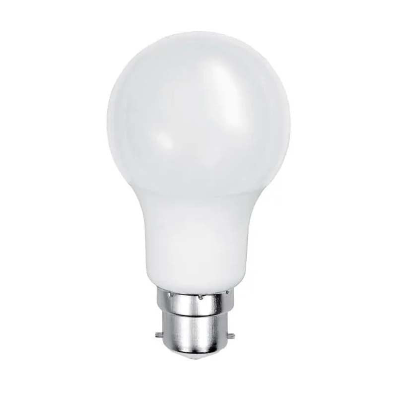 Switched 5W A60 Light Bulb B22- Cool White - White