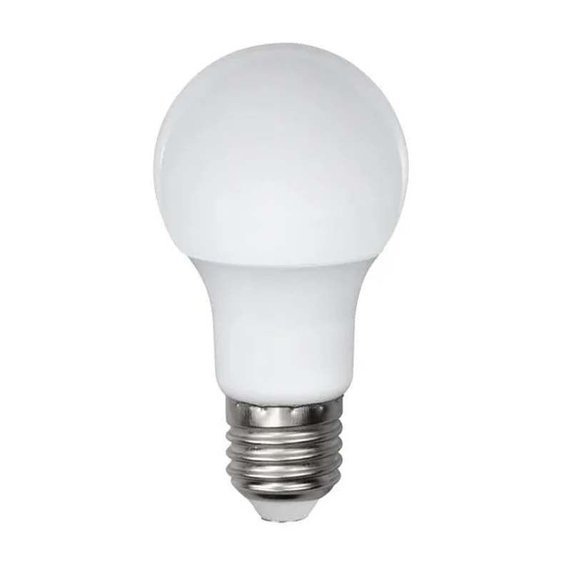 Switched 5W A60 Light Bulb E27- Cool White - White